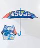 Babyhug Space Explorer Print Umbrella  Free Size - Blue