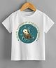 KNITROOT Mother's Day Theme Half Sleeves Always My Mother My Friend Printed Tee - White
