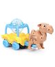 Playmate Musical Camel Toy With Projection - Blue And Yellow