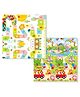Meditive Kidsworth Foldable Crawling and Playing Baby Floor Mat  White