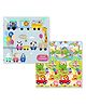Meditive Kidsworth Foldable Crawling and Playing Baby Floor Mat  White
