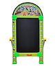 Muren Writing Stand Board for Kids- 2 in 1 Black & White Board -Multi Color (Color May Vary)