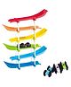 Muren 6 Level Racer Ramp Toy with 4 Car Racing Track (Color May Vary)