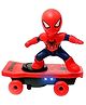 Kidology Superhero Electric Spiderman Stunt Skateboard Toy - Red