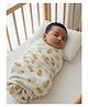 The Mom Store Baby Swaddle Wrap Fruity Pineapple - Multcolour