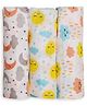 The Mom Store Baby Swaddle Wrap Combo  Little Sunshine Moon Kid & Dream On Pack of 3 - Multicolour