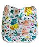 The Mom Store Team Jumbo Print Reusable Cloth Diaper - Multicolour