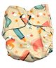 The Mom Store Baby Boo Print Reusable Diaper - Multicolour