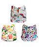 The Mom Store Combo of 3 Reusable Diapers - Multicolor