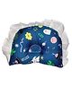 The Mom Store Flying to the Space-Head Pillow Blue