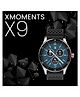 XTOUCH Smart Watch On Display Message & Calling Notification Thermometer and Sleep Monitor - Black
