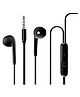 XTOUCH Wired in Ear Earphones 1.2 Meter Durable Cable - Black