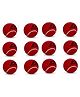 Nivia Heavy Cricket  Tennis Ball Pack of 12 - Red