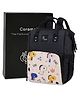R for Rabbit Caramello Dino Diaper Bag for Mother, Multipurpose Stylish Diaper Bag with 11 Pockets, Water Resistant, 3 Insulated Front Pockets (Beige)
