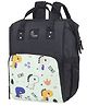 R for Rabbit Caramello Dino Diaper Bag for Mother, Multipurpose Stylish Diaper Bag with 11 Pockets, Water Resistant, 3 Insulated Front Pockets (Sea Green)