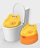LuvLap 2-in-1 Potty Training Seat for 1+ Year Child, Detachable Potty Bowl, Suitable for Boys & Girls (Orange & Yellow), Plastic