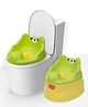 LuvLap 2-in-1 Potty Training Seat for 1+ Year Child, Detachable Potty Bowl, Suitable for Boys & Girls (Green & Yellow)