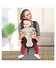 R for Rabbit Cuddle Snuggle New Baby Carriers cum Kangaroo Bag, Ergonomic Baby Carrier with 3 carry Position, Adjustable Hip Seat Belt for for 6 to 24 months Kids, Max Weight up to 15 Kg (Brown Grey)