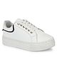 Fresh1947Feet Unisex Laced Up Sneakers  - White