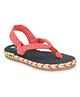 Fresh1947Feet Satin Braided Side Designed Flat Sandal - Coral Pink