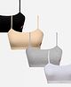 SillySally Pack Of 4  Non Padded Non Wired Training Bra  -Multi Colour