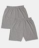 SillySally Pack Of 2 Solid Inner Shorts - Grey Melange