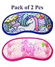 Asera Unicorn Theme Sleeping Mask Pack of 2 - Multicolor