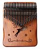 SYGA Thumb Piano Kalimba 21 Tone Keys Finger Musical Instrument Dream Deer  with Protective Case - Brown