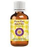 Deve Herbes Pure Flax Seed Oil Linum Usitatissimum Therapeutic Grade Pressed - 30 ml