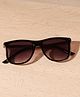 DukieKooky Lens Black Frame Square Sunglasses - Grey