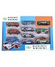 WOW Toys Delivering Joys of Life Set of 10 Premium Free Wheel Mini Cars - (Random Colour and Design)