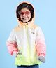 Babyhug Full Sleeves Hooded Jacket with Heart Patch - Pink