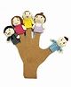 HAPPY THREADS Crochet Family Finger Puppet - Pack of 5