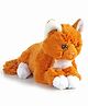 Wild Republic Paws Cat Soft Toy Orange- Length 48 cm