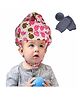BOXOT IMPEX Baby Safety Helmet & Kneepads-Pink Dotted(Color And Print May Vary)