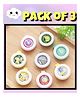 Boxot Impex Reusable Mosquito Repellent Badge Pack of 3 (Color and Design May Vary)