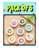 Boxot Impex Reusable Mosquito Repellent Badge Pack of 5 (Color and Design May Vary)