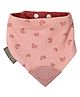 Cheeky Chompers Teething Bib for Toddlers and Babies - Rainbow Rose