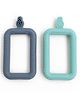 Cheeky Chompers Flexi-Brush Baby's Starter Toothbrush, Training and Teething Massaging Toothbrush - Pack of 2