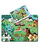 Mini Leaves Farm Animal Wooden Floor Puzzle- 24 pieces