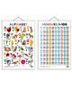 Alphabet and Numbers 1 to 100 Early Learning Educational Charts - English