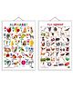Alphabet and Kannada Alphabet Early Learning Educational Charts - English & Kannada
