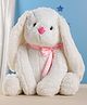 Playtoons Soft Sitting Bunny White - Height 36 cm