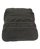 Chinmay Kids Baby Insert Pads Reusable Soft 5 Layers Inserts For Baby Cloth Diaper High Absorbing Washable Liners Set Of 5 - Black