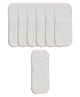 Chinmay Kids Baby Insert Pads Reusable Soft 5 Layers Inserts For Baby Cloth Diaper High Absorbing Washable Liners Set Of 7 - White