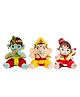 Panda's Box Mantra Chanting Baby Krishna, Hanuman & Ganesha (Pack of 3,  ) | Musical Soft Plush Toys