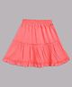Guess Solid Gathered Layered Skirt - Pink