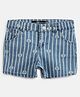 Guess Heart And Striped Designed Short - Blue