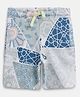 Guess Geometric  Printed Shorts - Blue