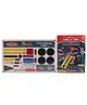 Toys Box Metal Construction Pull Back Cars 152 Pieces - Multicolor